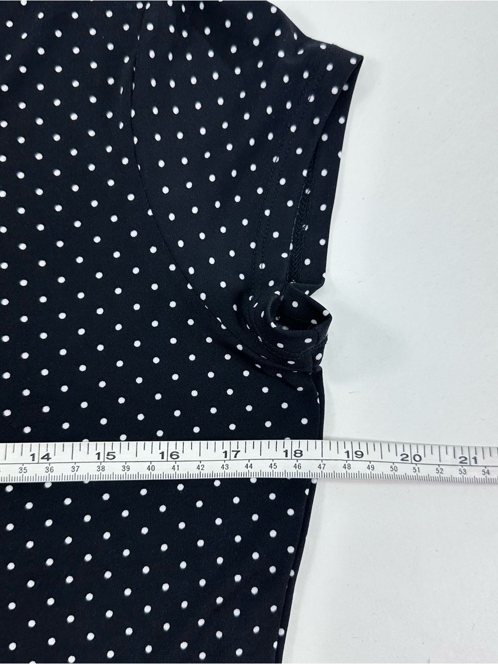 Michael Kors Black Dress with White Polka Dots - Picture 4 of 7